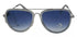 Converse Men Sunglass Crys Silver Blue Metal Aviator Blue Gradient Lens H096